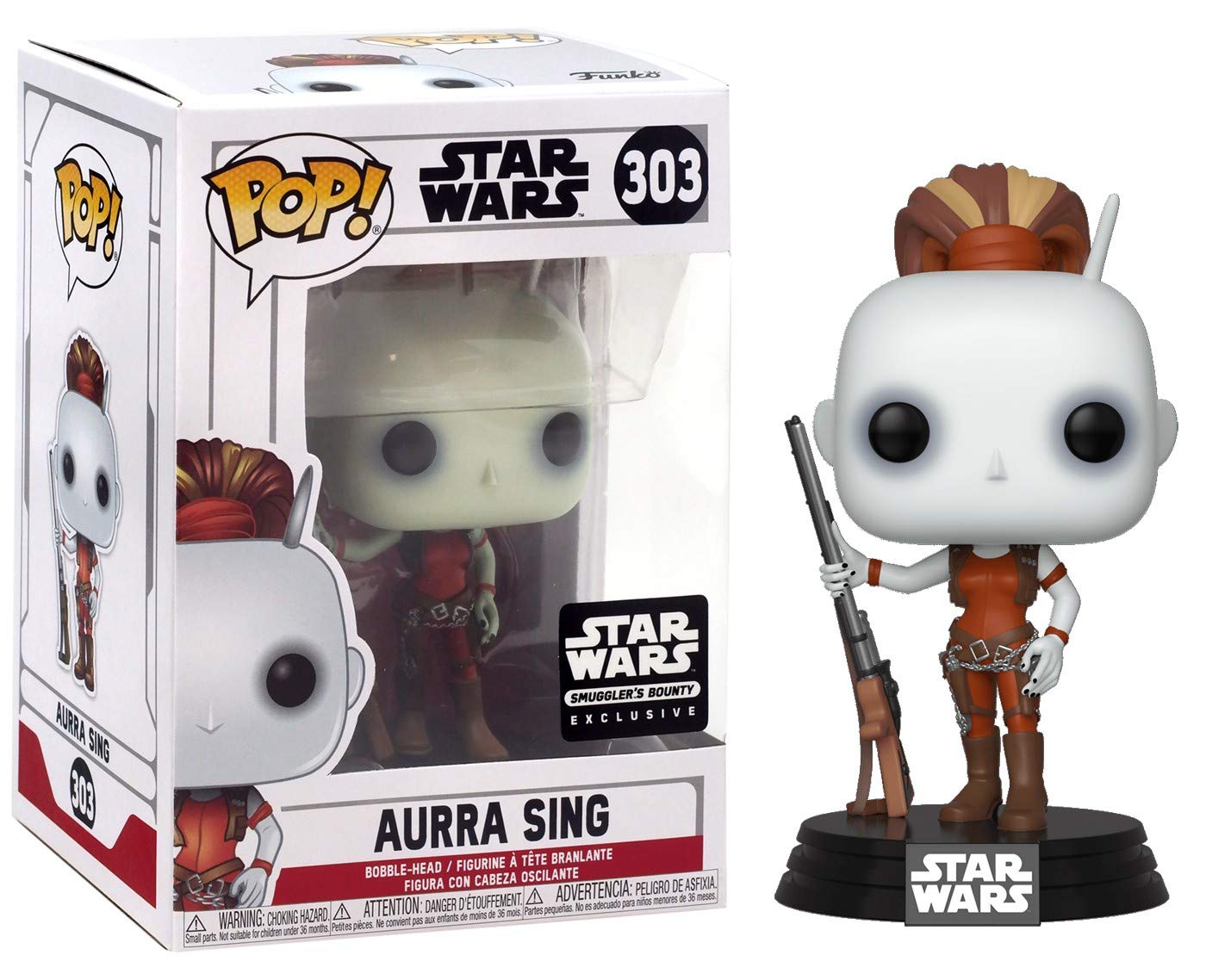 STARWARS AURRA SING サイン入り限定フィギュア Funko Pop Star Wars 303 Aurra Sing Exclusive | Amazon.com.br